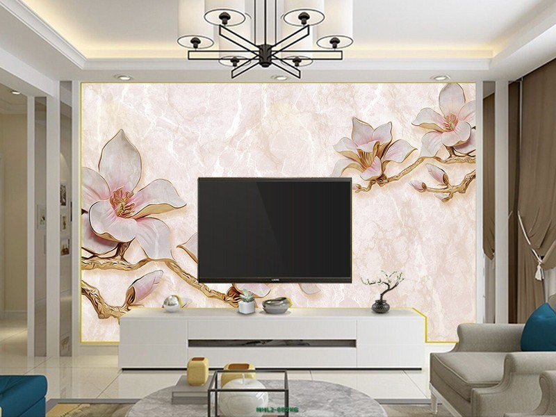 Hoa lan 3D - tranh vẽMHL2-002KG